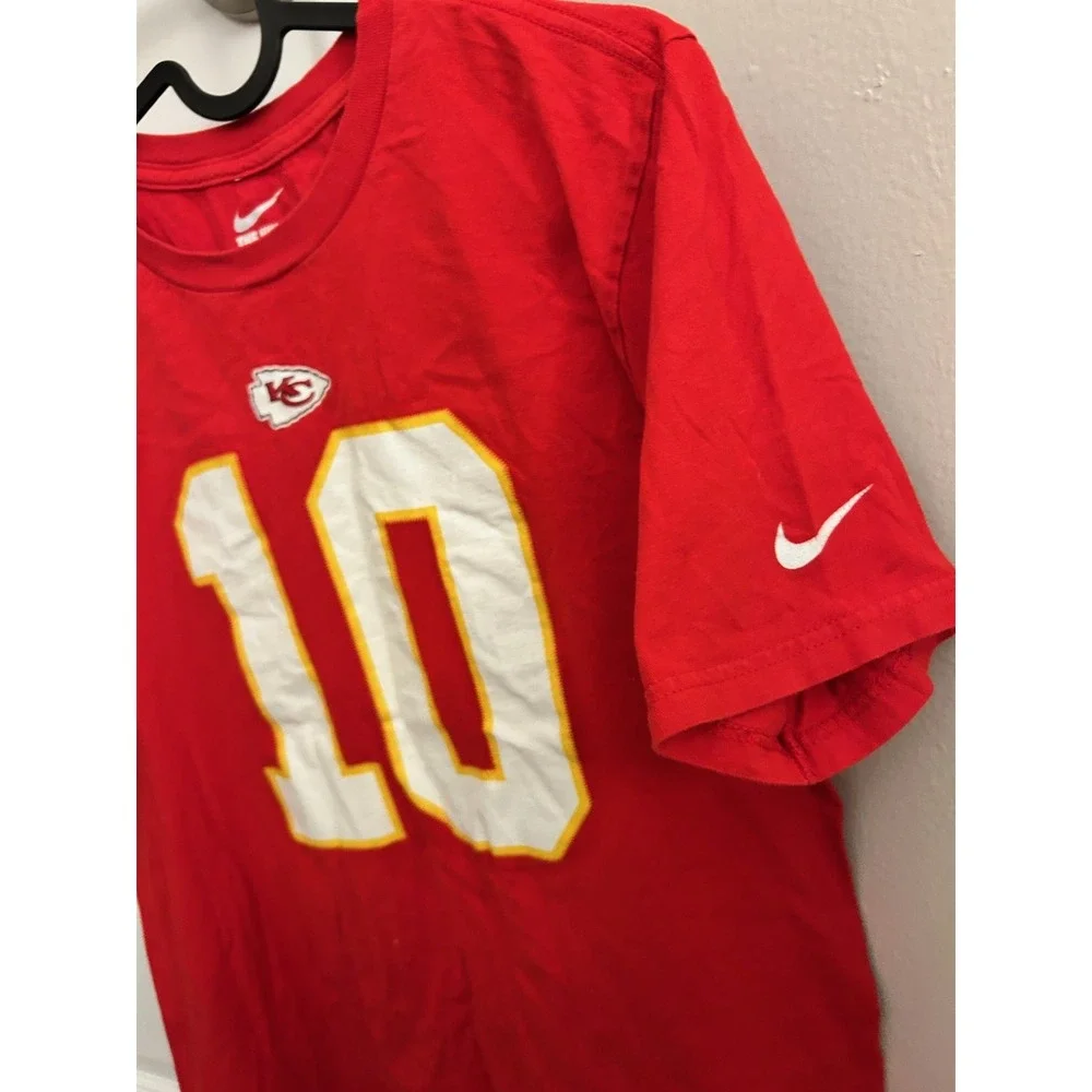 Jersey Nike Kansas City Chiefs Tyreek Hill 10 Men XL Red Athletic Cut TShirt NFL